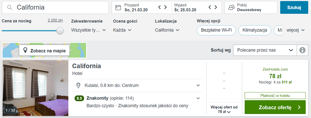 noclegi w gruzji