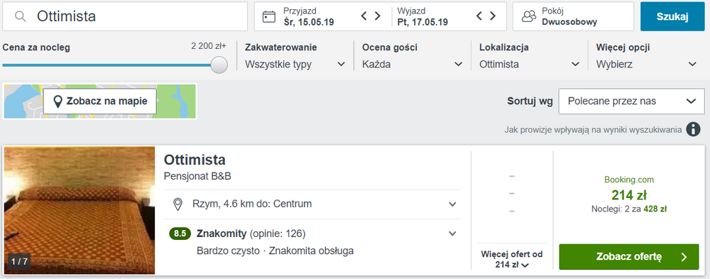 rzym noclegi