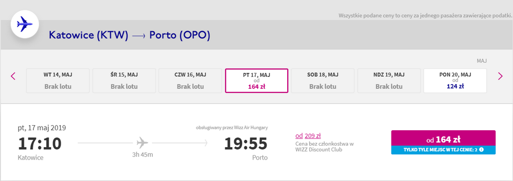 loty do porto