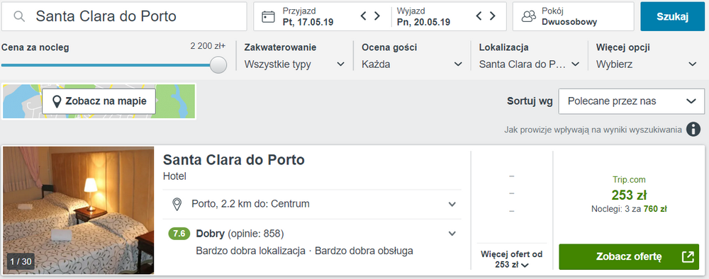 Noclegi w porto