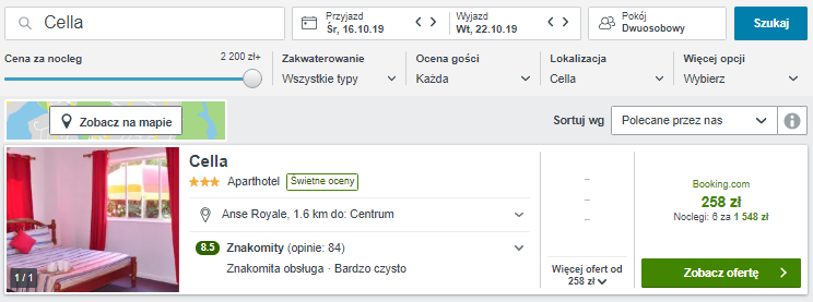 Rezerwacja hotelu