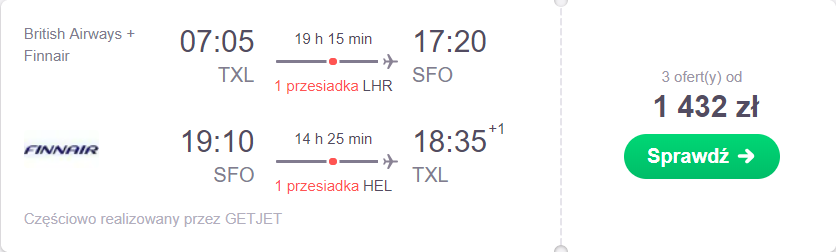 san francisco na majówkę
