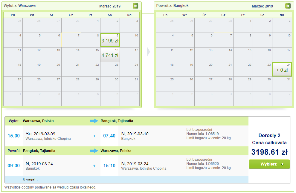 rezerwacja lotów