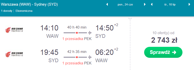 rezerwacja lotów