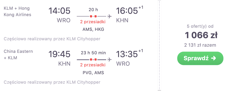 zarezerwuj loty do chin