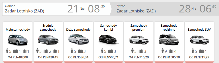 rezerwacja auta