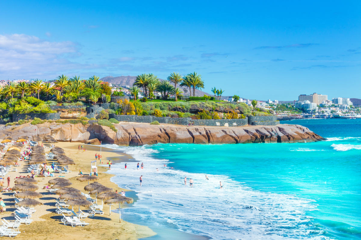 wybrzeże na teneryfie