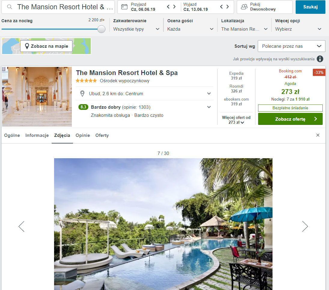 Bali noclegi
