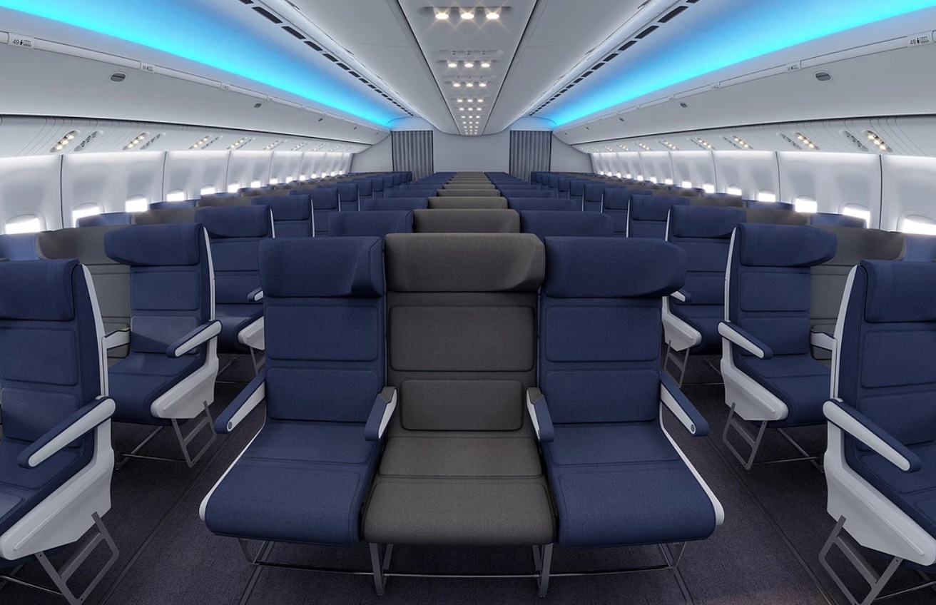 Ta linia wprowadza „dziwne” fotele lotnicze. Koniec męki na środkowym siedzeniu