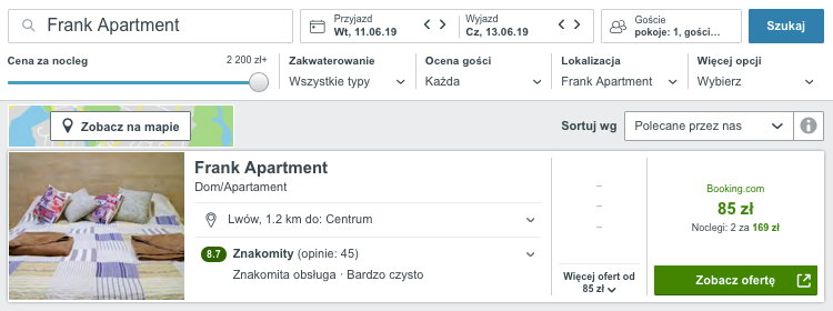 nocleg lwów