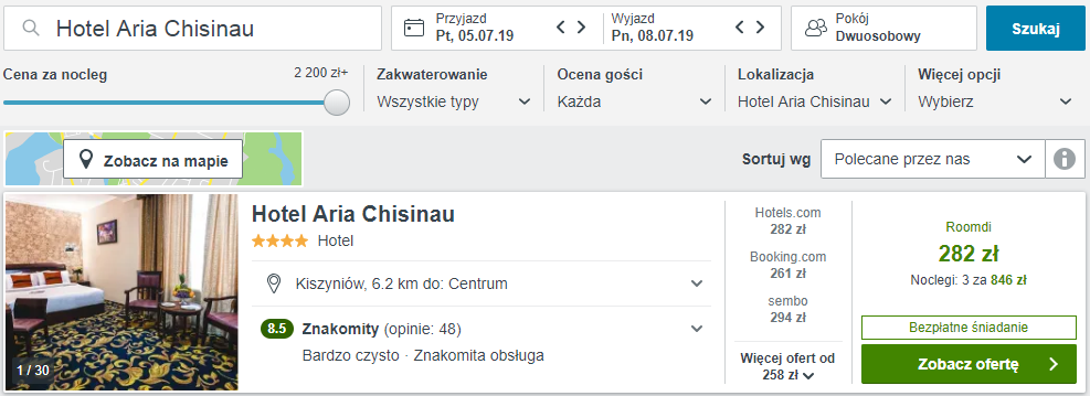 rezerwacja hotelu