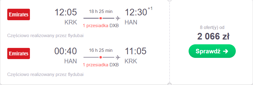 hanoi z krakowa