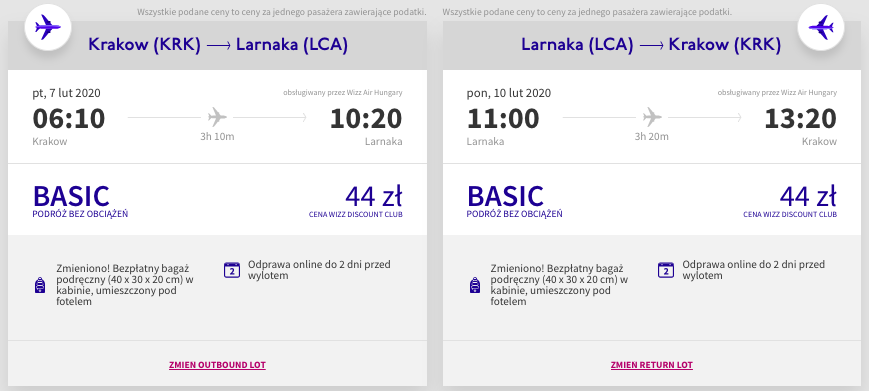 zarezerwuj loty do larnaki