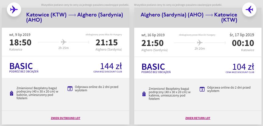 zarezerwuj loty do alghero