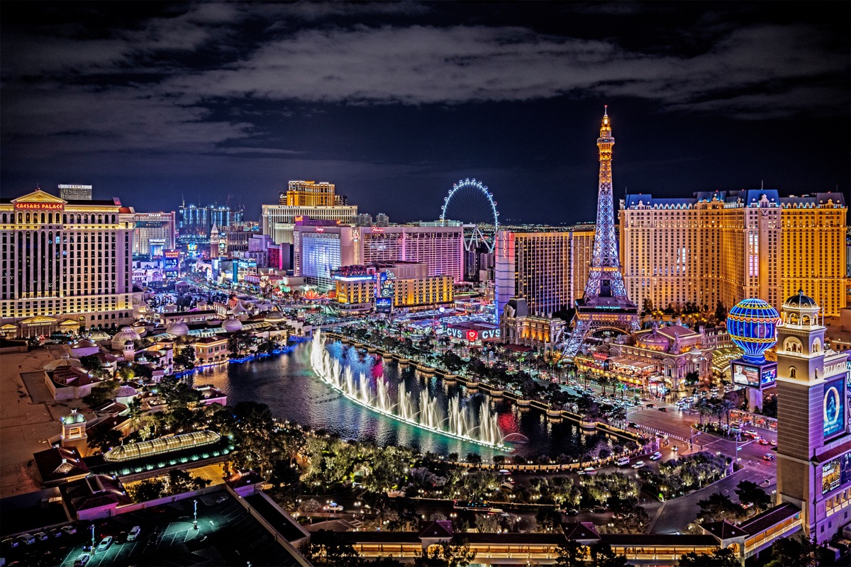 las vegas widok na miasot