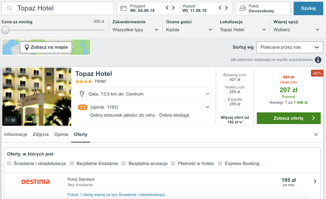 zarezerwuj hotel na malcie
