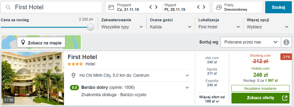 noclegi w wietnamie
