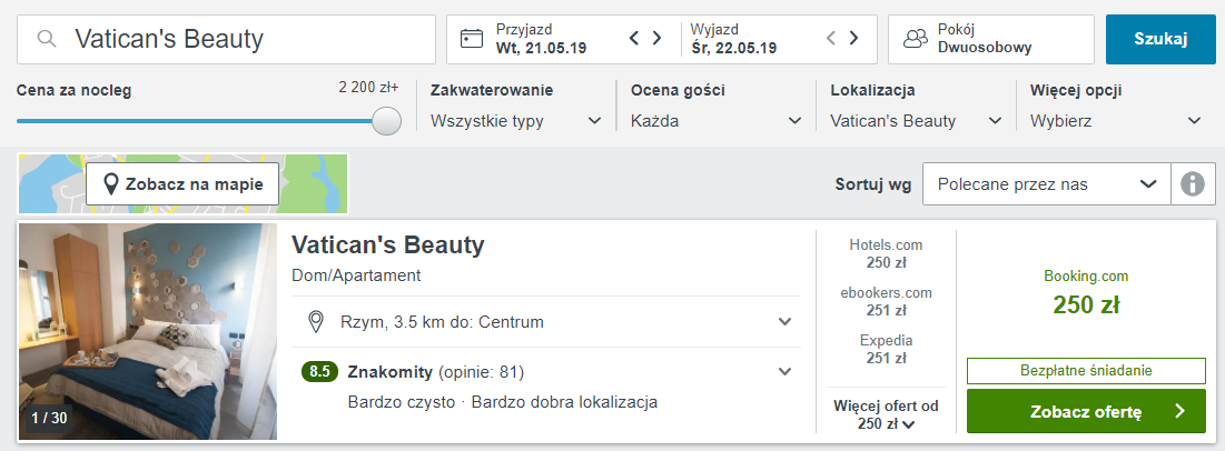 Rzym noclegi