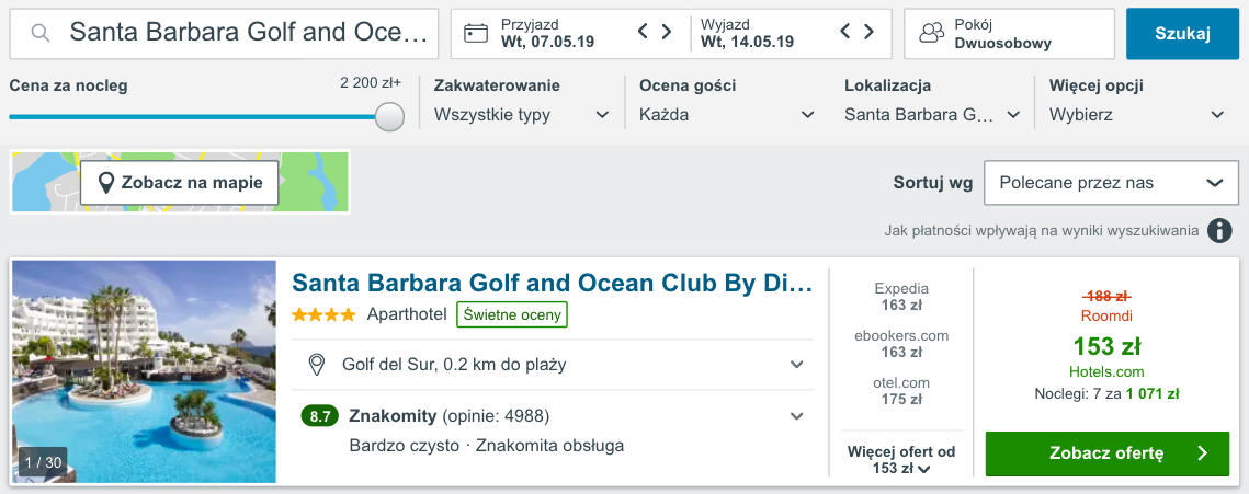 zarezerwuj otel na teneryfie