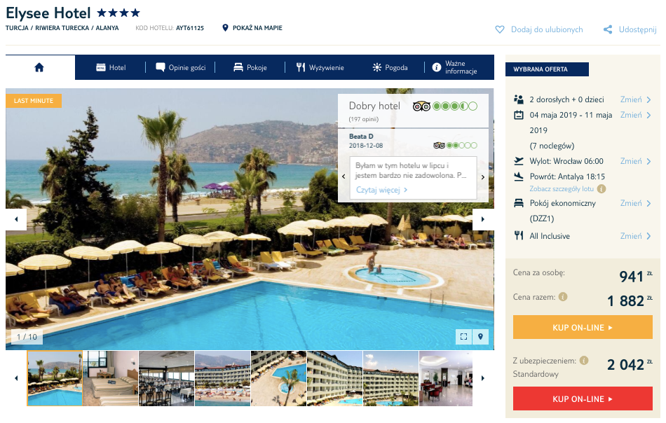 zarezerwuj hotel w turcji