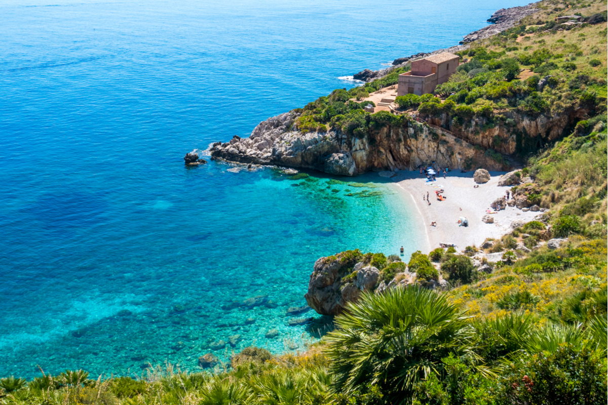 plaża na Sycylii