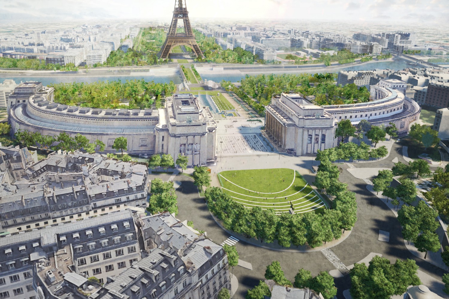 Centrum Paryża zmieni się nie do poznania. Najmocniej okolice wieży Eiffla!