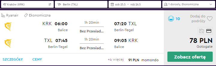 Berlin loty