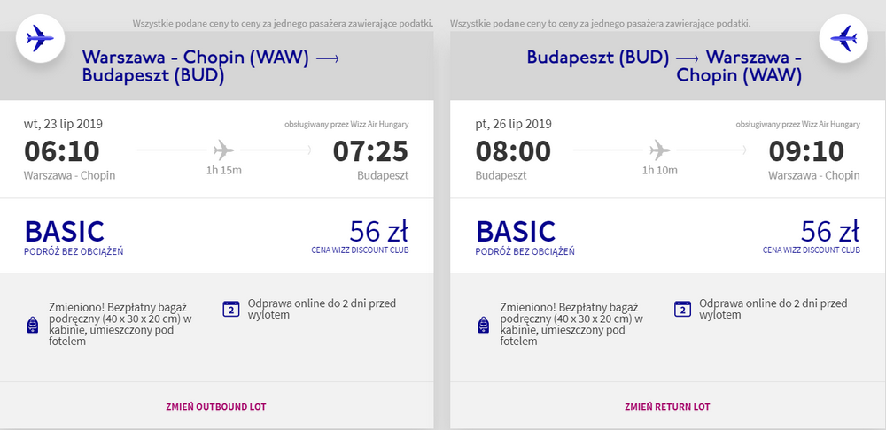 loty od budapesztu
