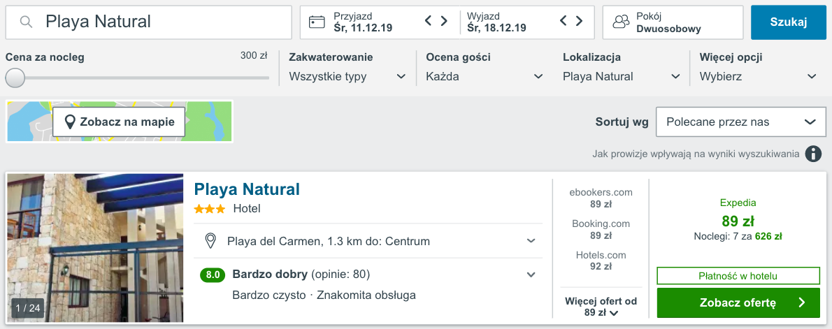 zarezerwuj hotel w meksyku