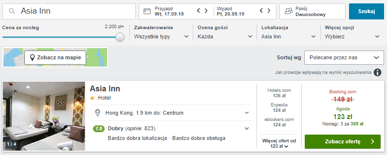 Rezerwacja hotelu