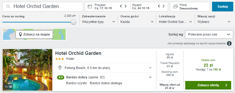 Rezerwacja hotelu