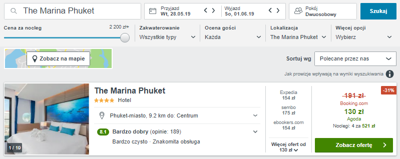 Rezerwacja hotelu
