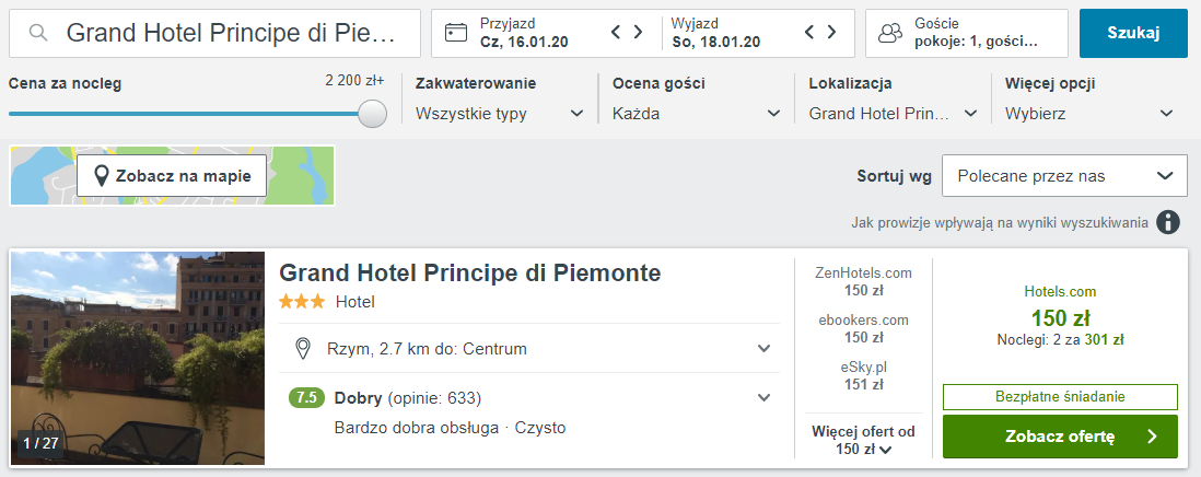 Rzym hotel