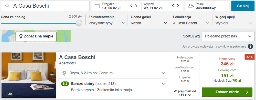 noclegi w rzymie