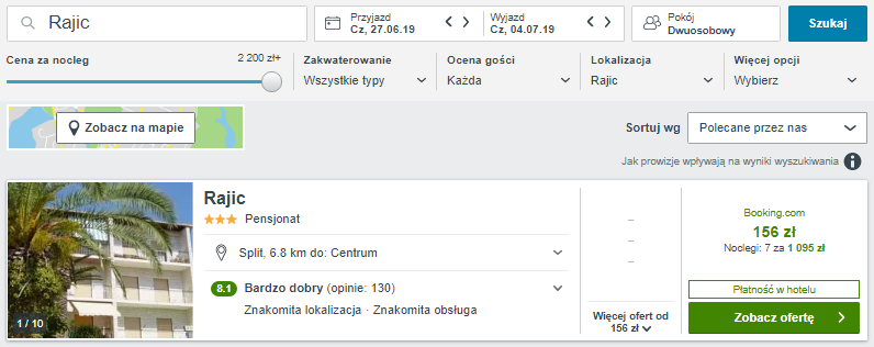 Rezerwacja hotelu