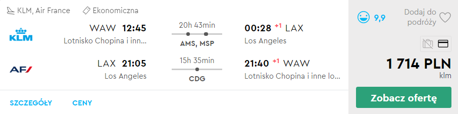 los angeles na sylwestra