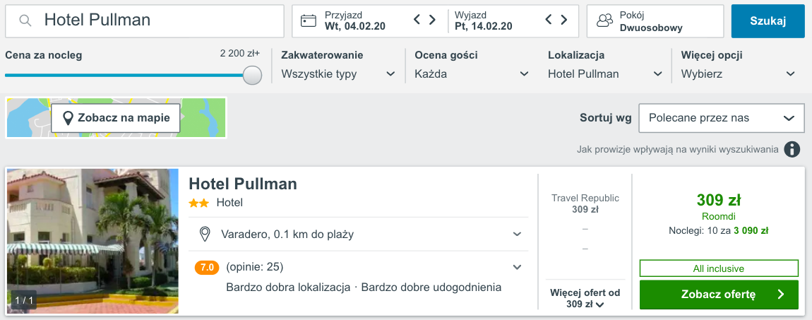zarezerwuj hotel na kubie