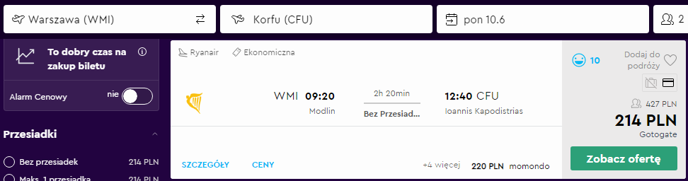 Rezerwacja lotów