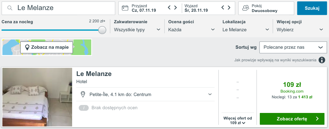 zarezerwuj hotel na reunion