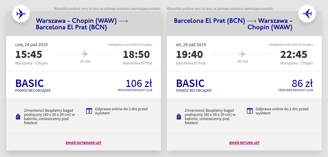 loty barcelona