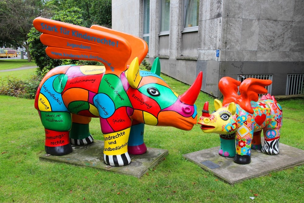 Nosorożce w Dortmundzie