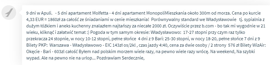 Komentarz na portalu