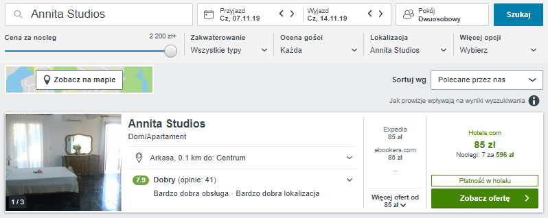 Rezerwacja hotelu