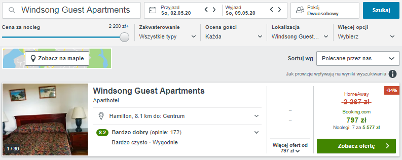 Rezerwacja hotelu