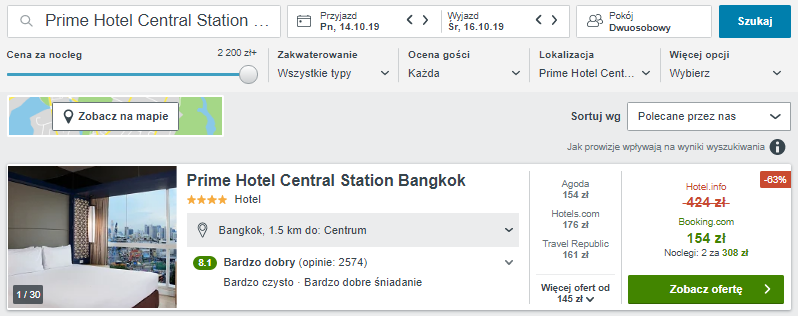 Rezerwacja hotelu