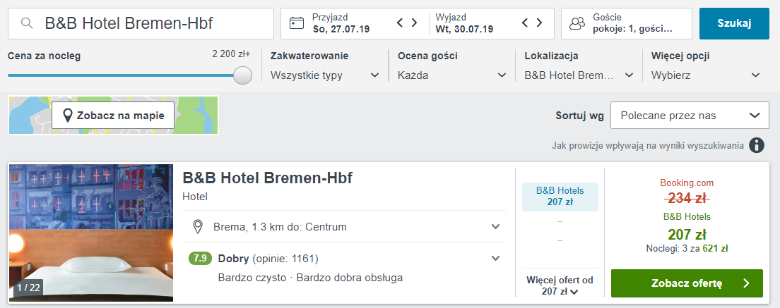 Hotel w Bremie