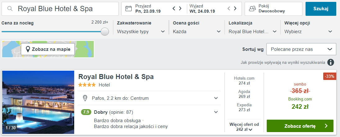 Cypr hotel