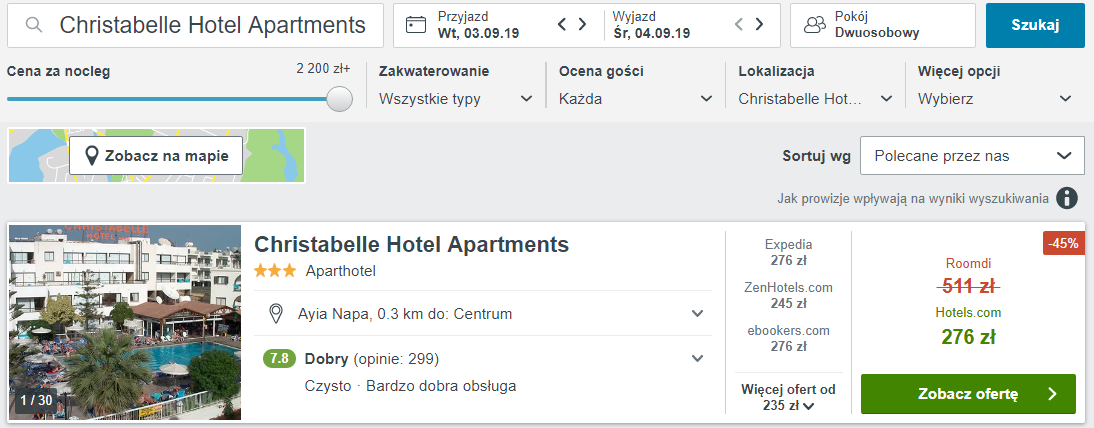 Cypr hotel