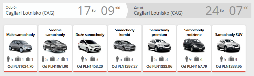 Cagliari auto