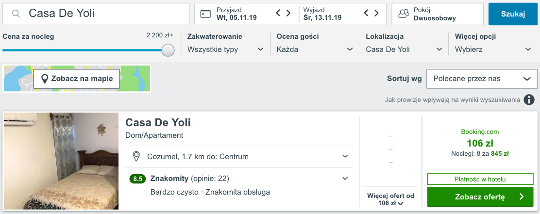 zarezerwuj hotel w moskeyku